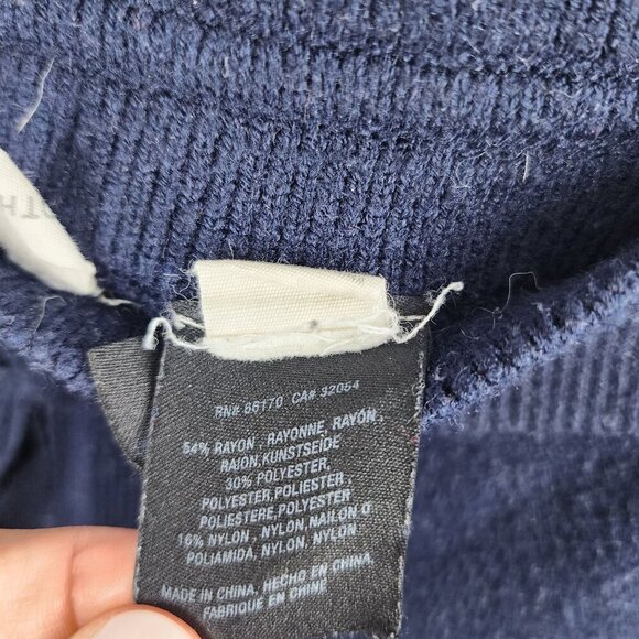 Anthropologie Moth‎ Pants Knit Pull On Joggers Womens Size M Blue - Picture 6 of 8